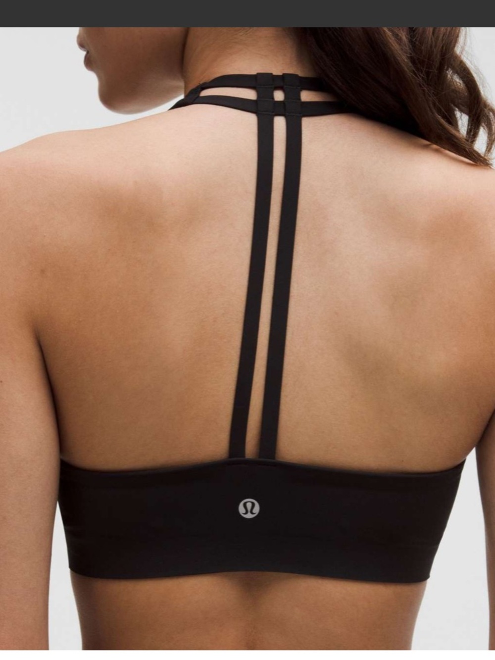 Lululemon FlexyFlex T-Back Yoga Sport Bra Top - Light Support